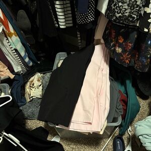 White House Black Market- Several bins dress bootcut and ankle slacks.